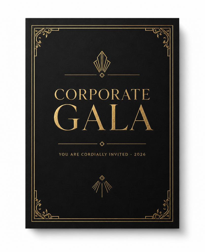 Luxury Corporate Gala invitation template